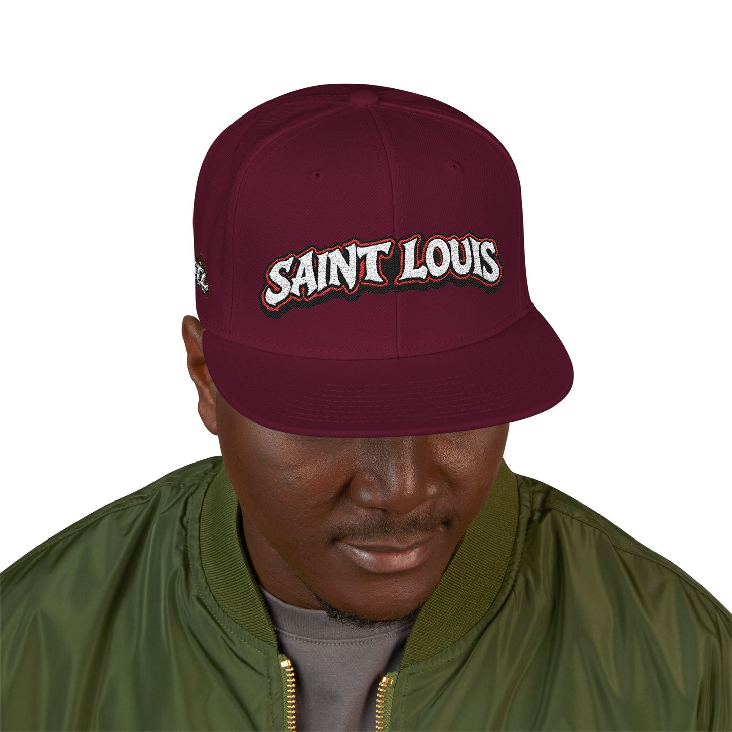 Snapback Hat — ‘St. Louis’ Embroidered Streetwear Cap