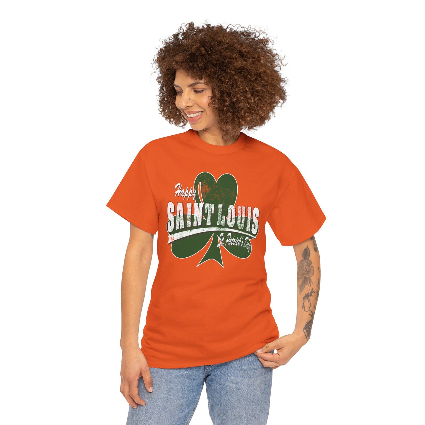 Saint Louis Shamrock Tee — Vintage St. Louis Irish Pride T-Shirt