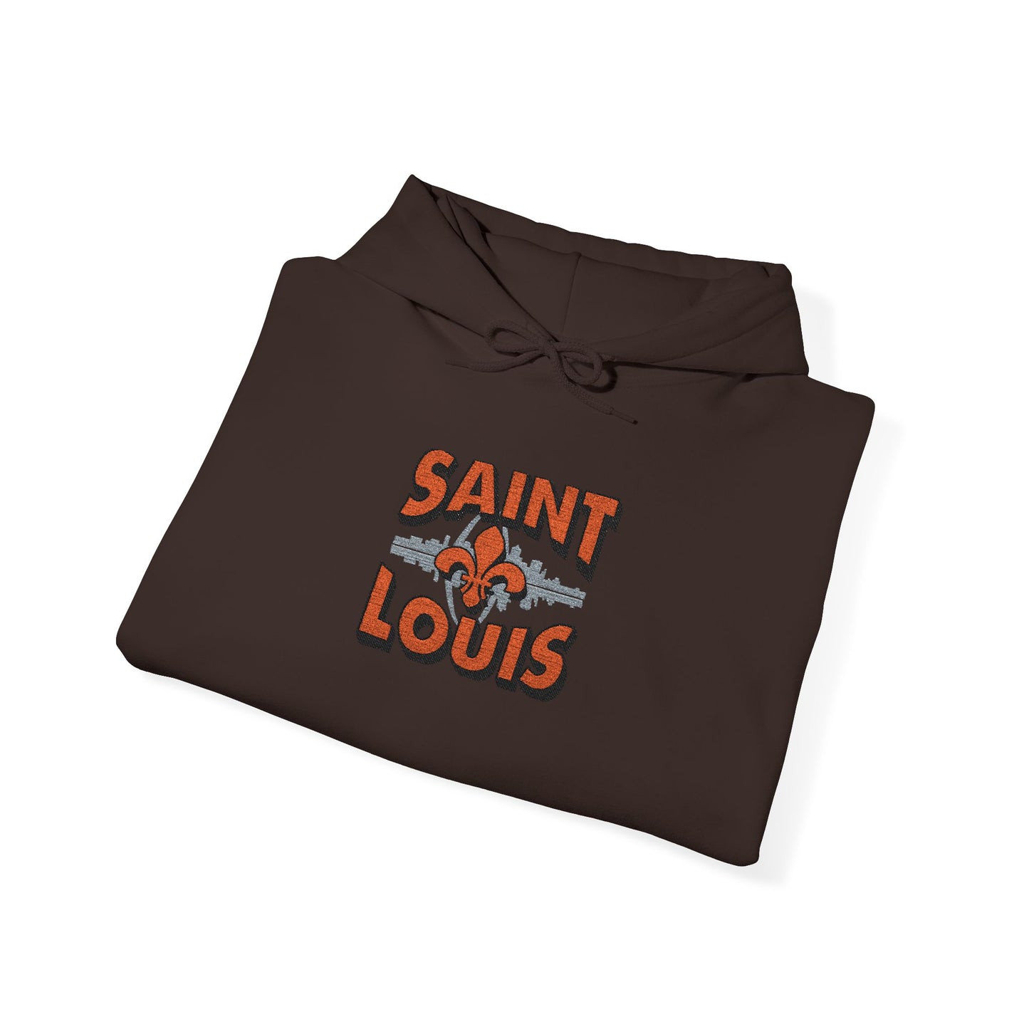 Saint Louis City Skyline Embroidered Hoodie