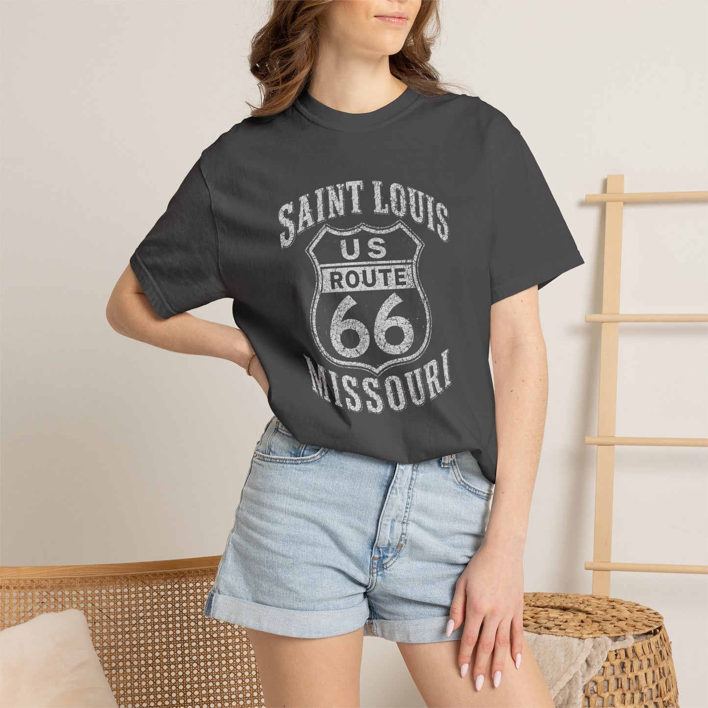 Saint Louis Route 66 Missouri T-Shirt — Vintage Road Trip Tee