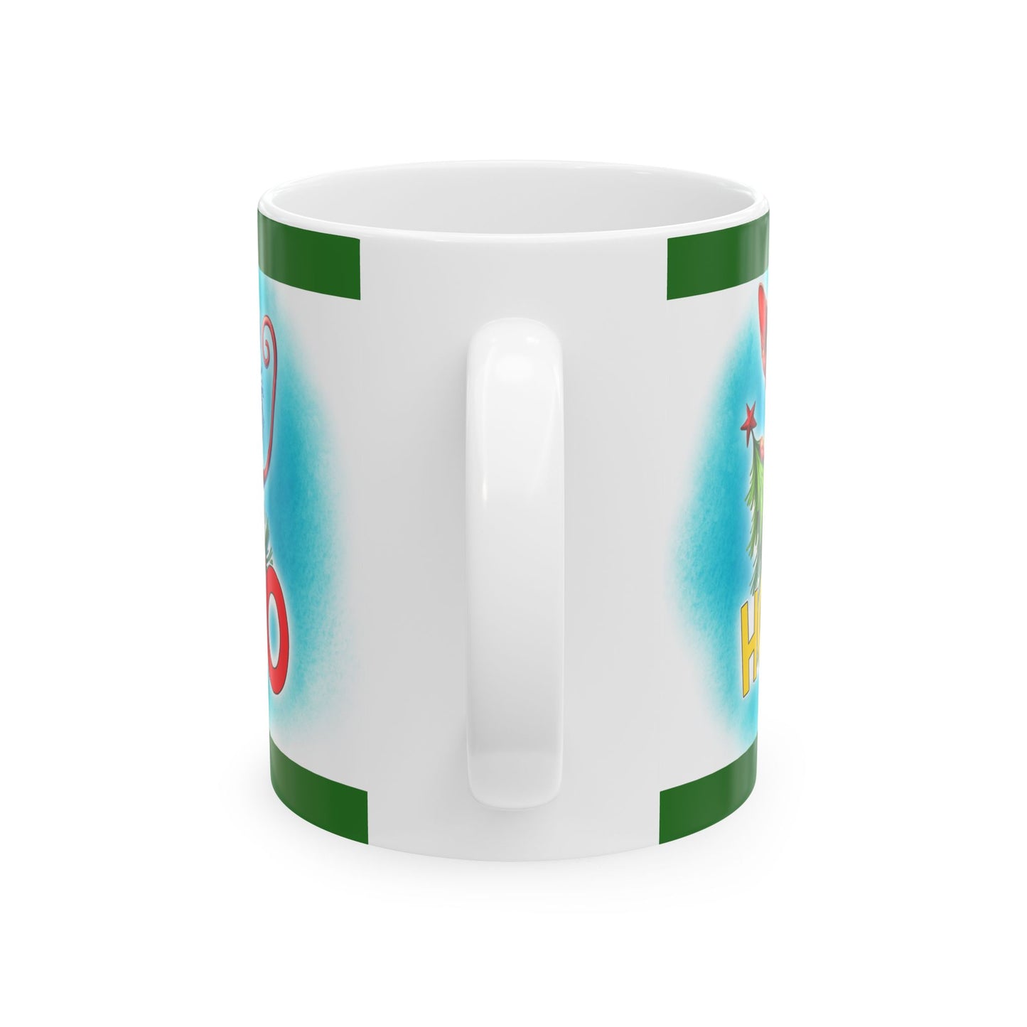 Funny Cat Mug - Ho, Ho, No - 11oz, 15oz Ceramic Mug