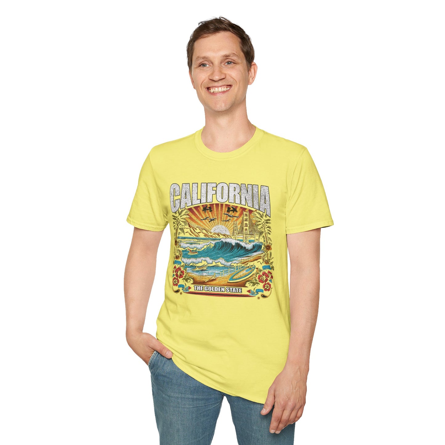 California The Golden State Graphic Tee