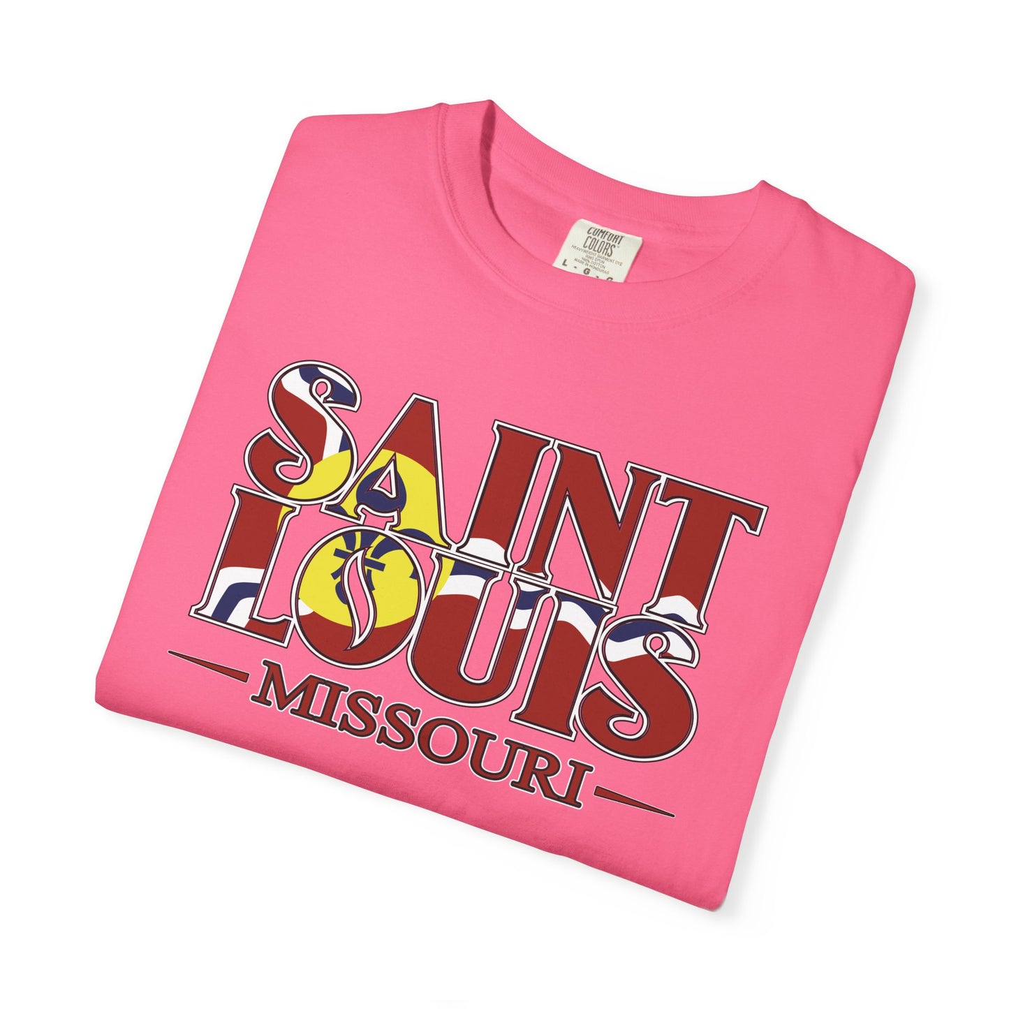 Saint Louis Missouri T-Shirt — Vintage St. Louis Flag Graphic Tee