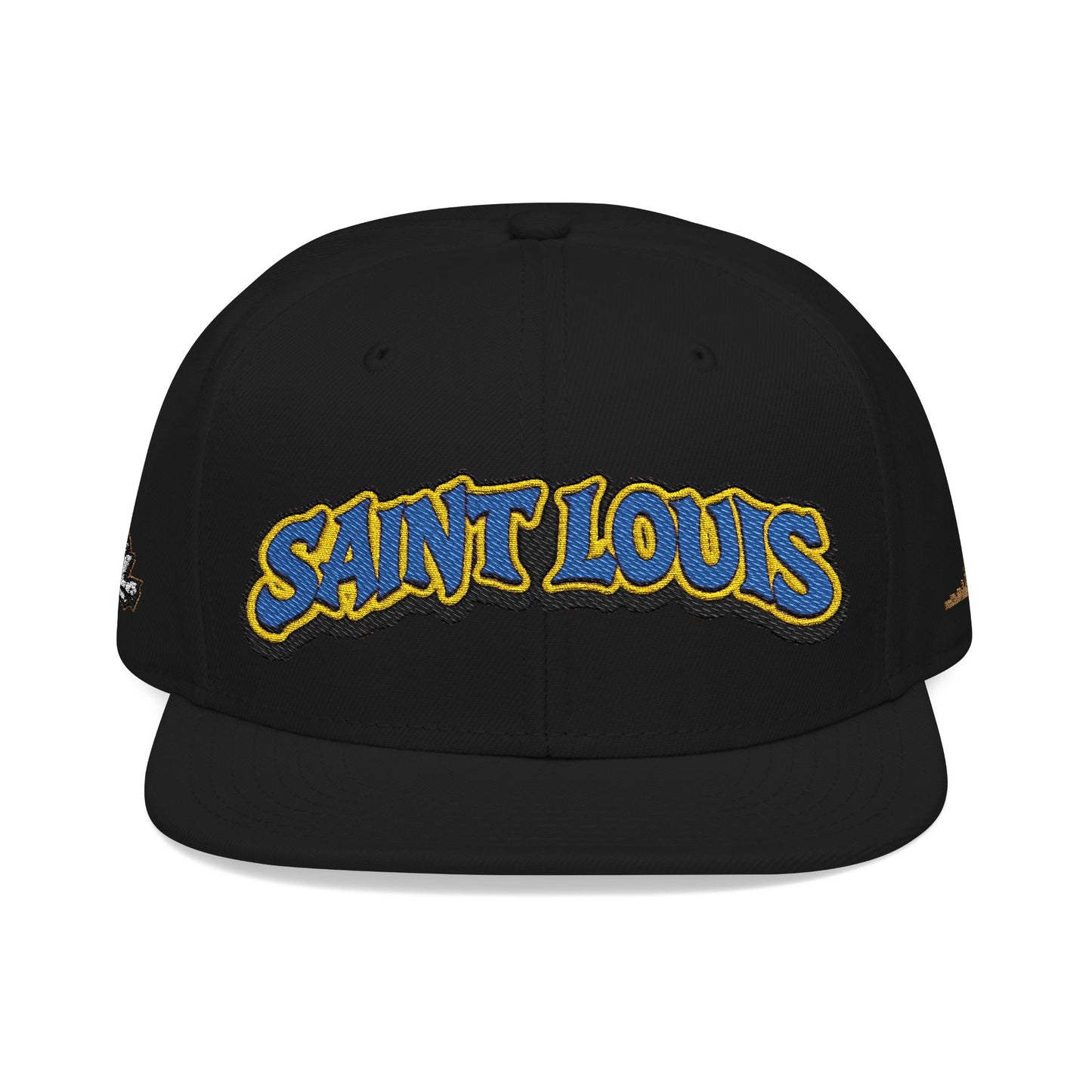 St. Louis Embroidered Snapback Hat — Retro Script Logo Cap