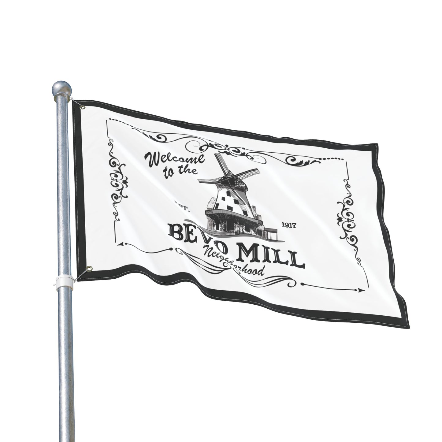 Double Sided Flag - Bevo Mill Neighborhood Flag