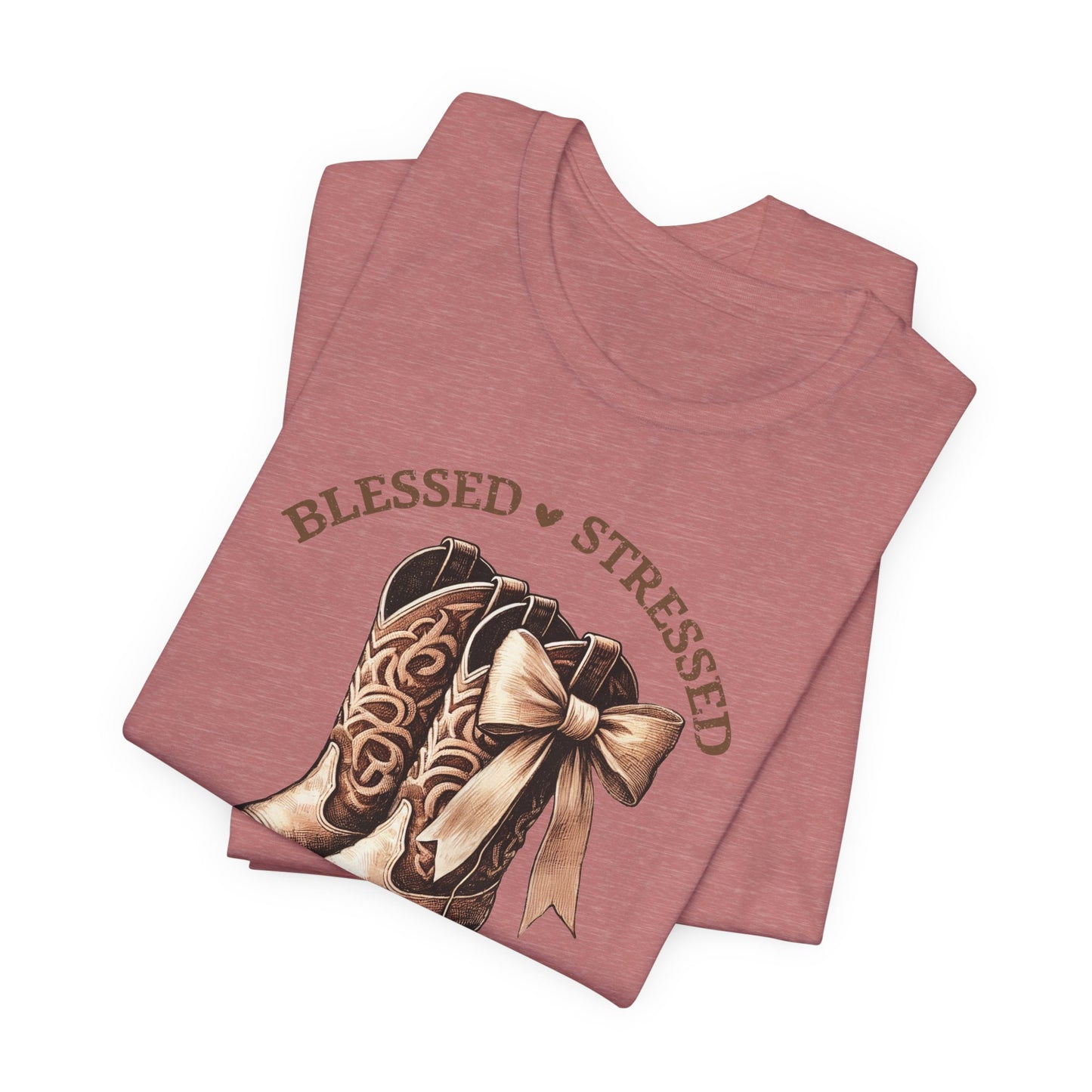 Blessed Stressed & Cowboy Obsessed Tee