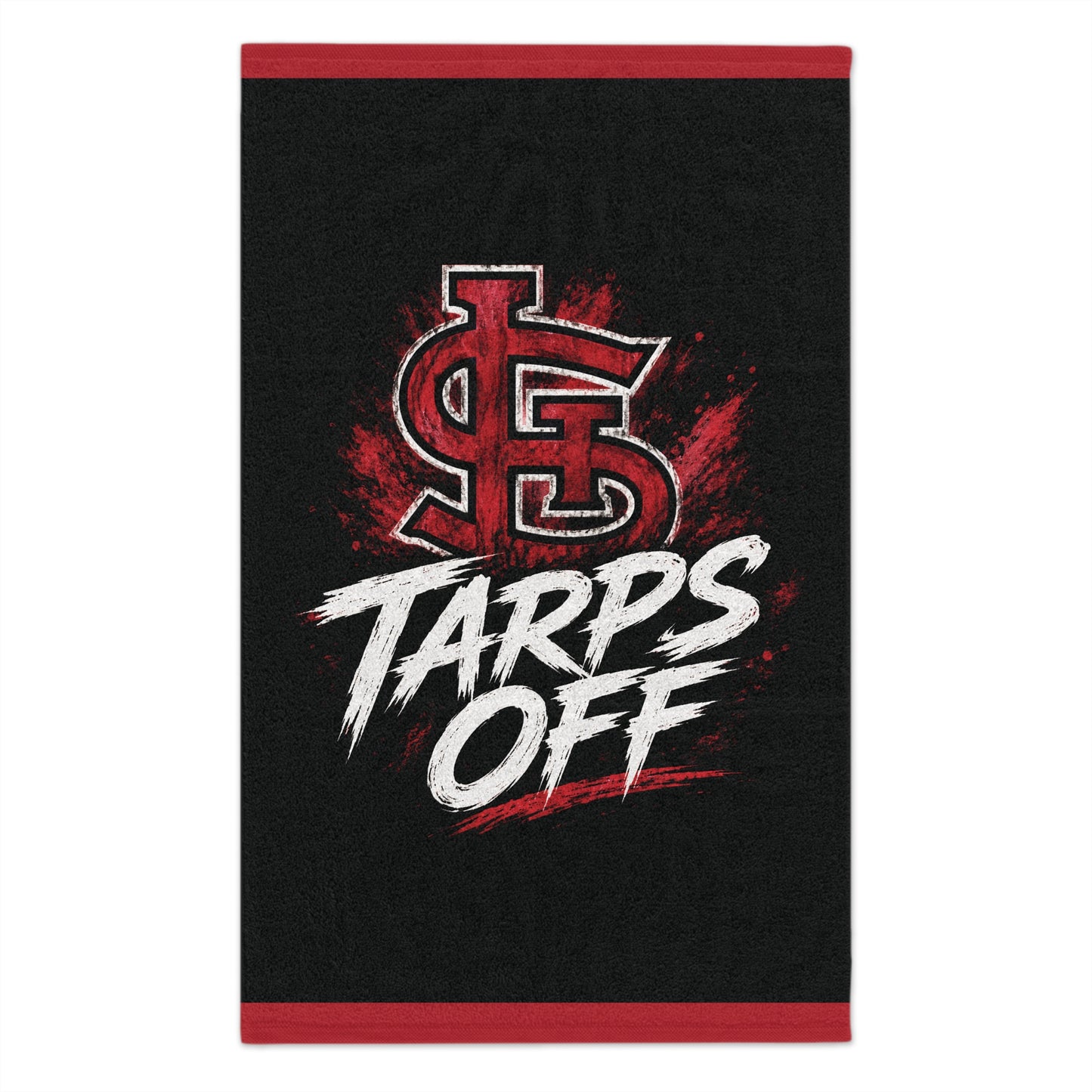 St. Louis ‘Tarps Off’ Rally Towel — 11x18 Fan Towel (single sided print only)