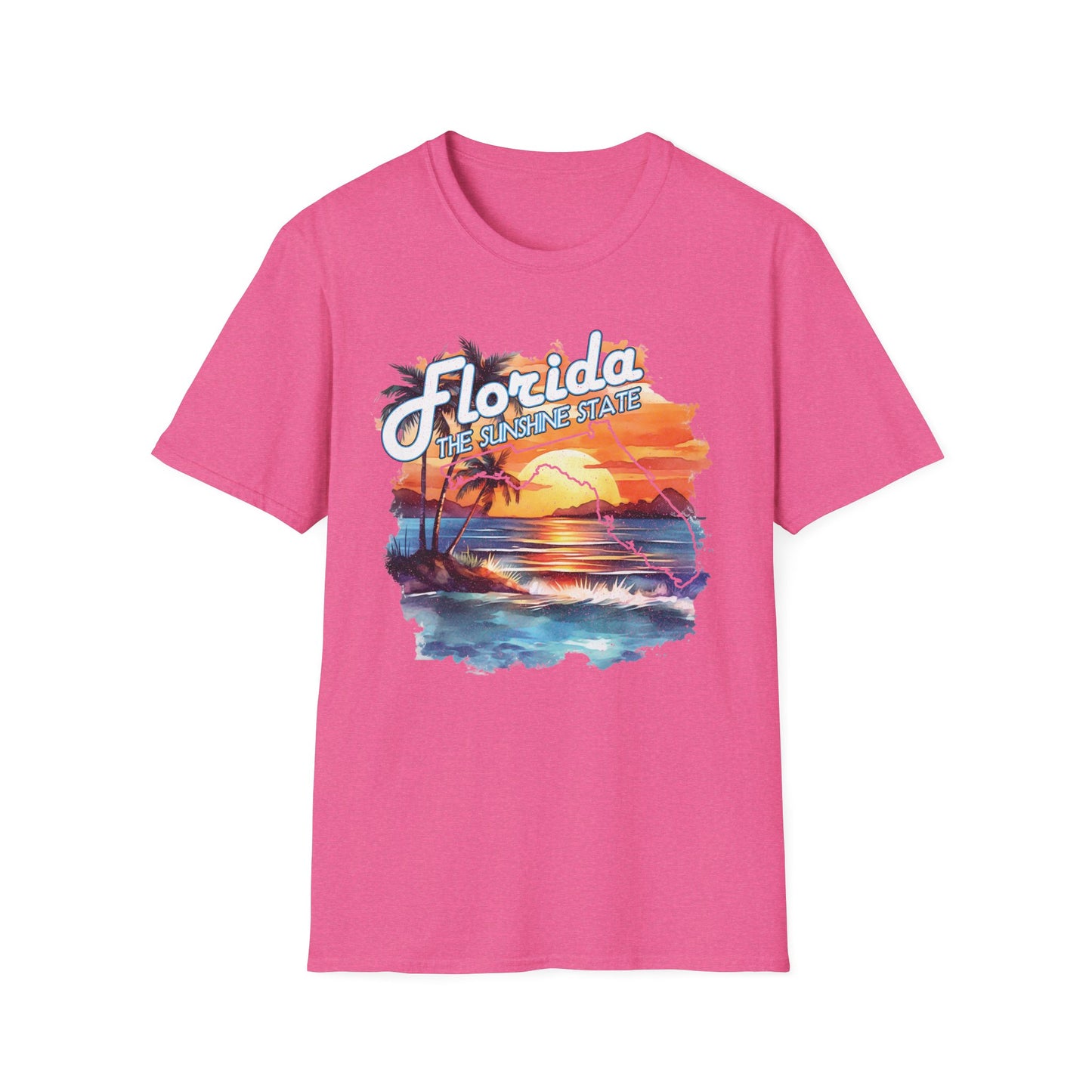 Florida Sunshine State T-Shirt - Unisex Softstyle