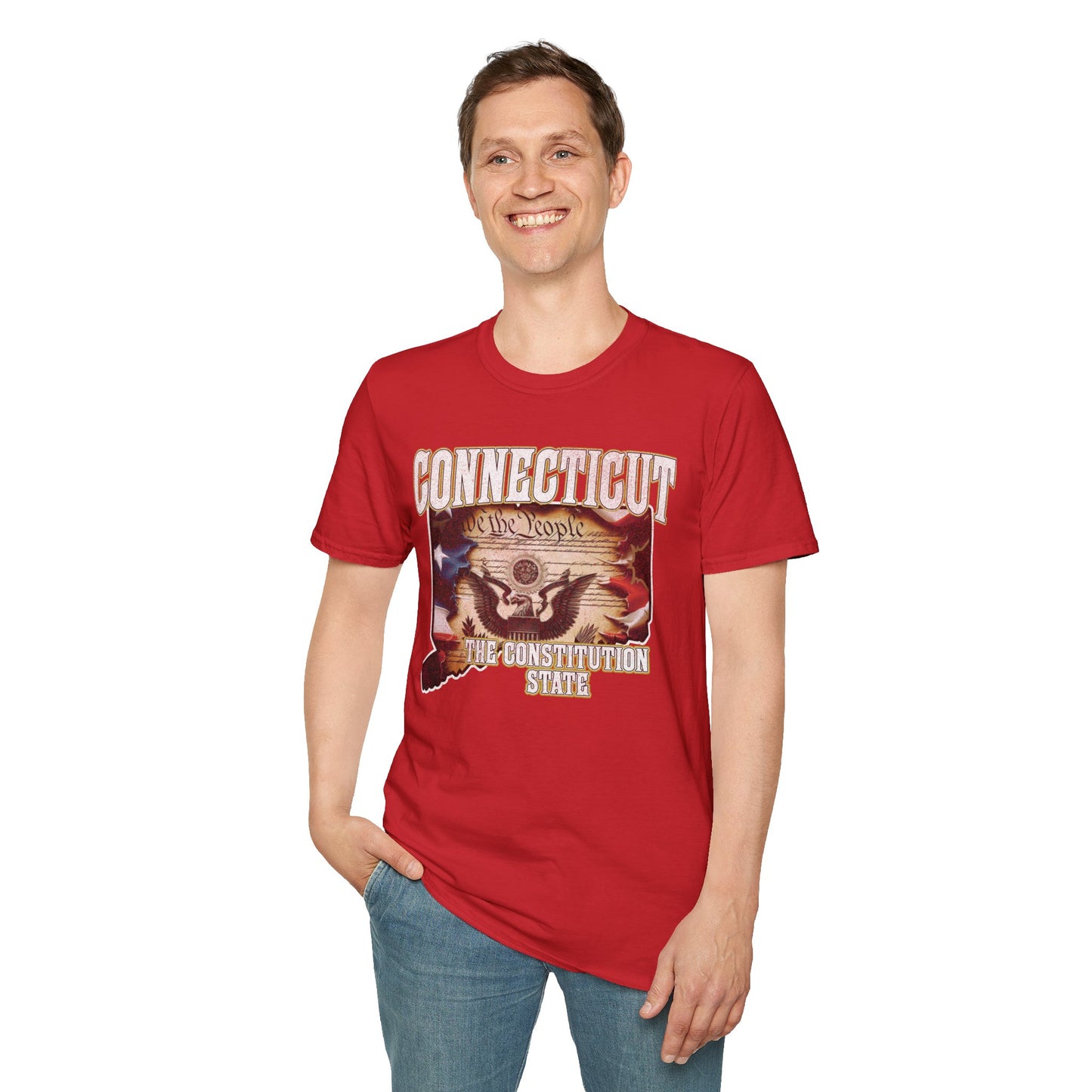 Connecticut The Constitution State Unisex Soft style T-Shirt