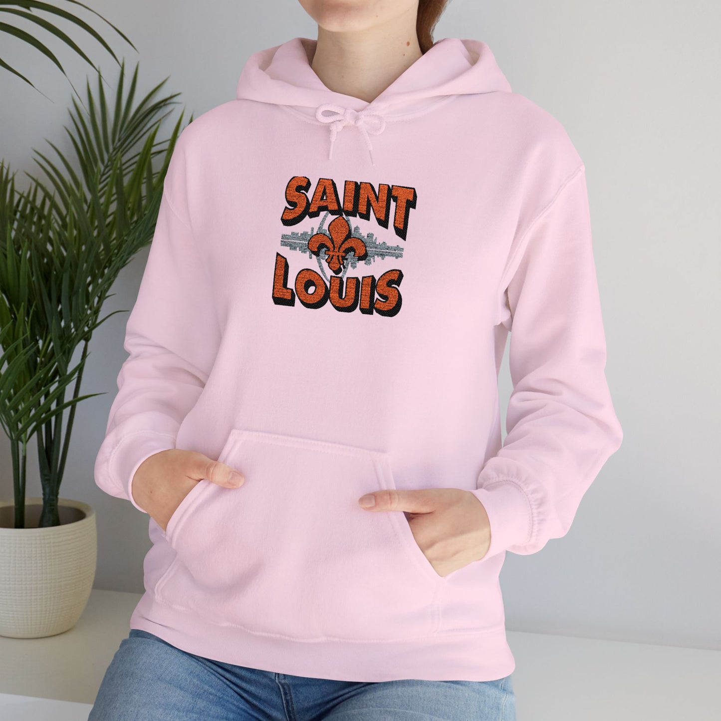Saint Louis City Skyline Embroidered Hoodie