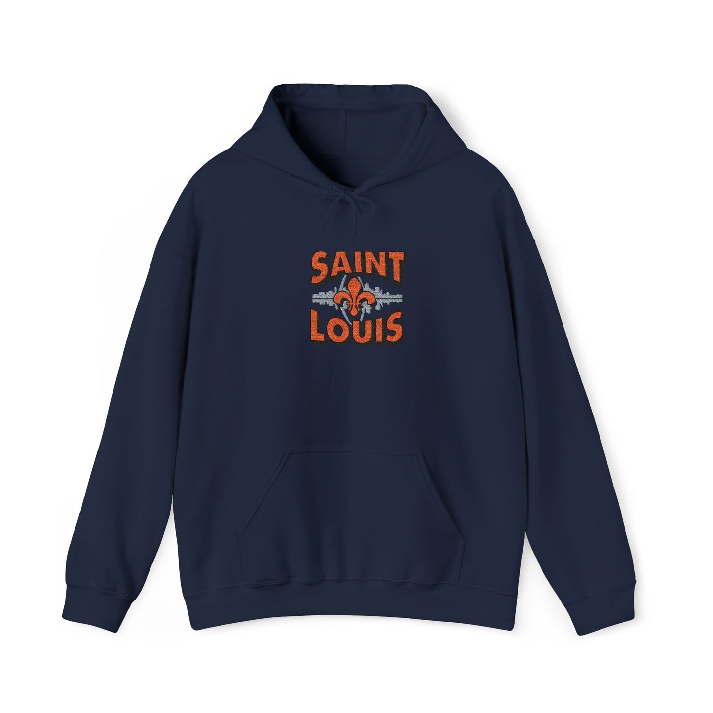Saint Louis City Skyline Embroidered Hoodie