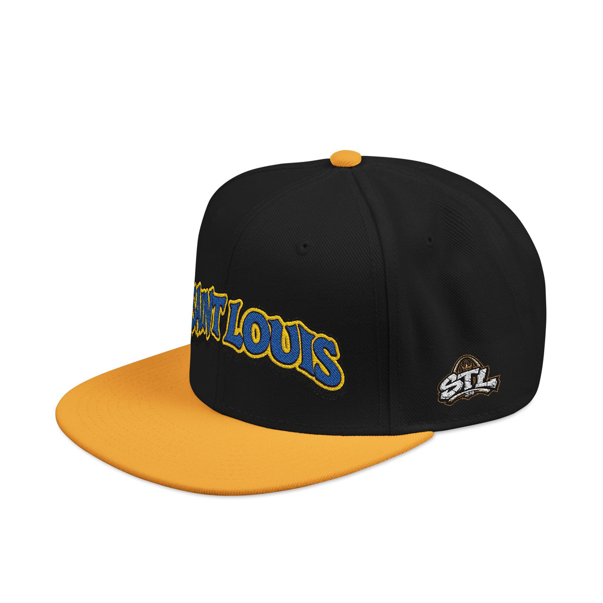 St. Louis Embroidered Snapback Hat — Retro Script Logo Cap