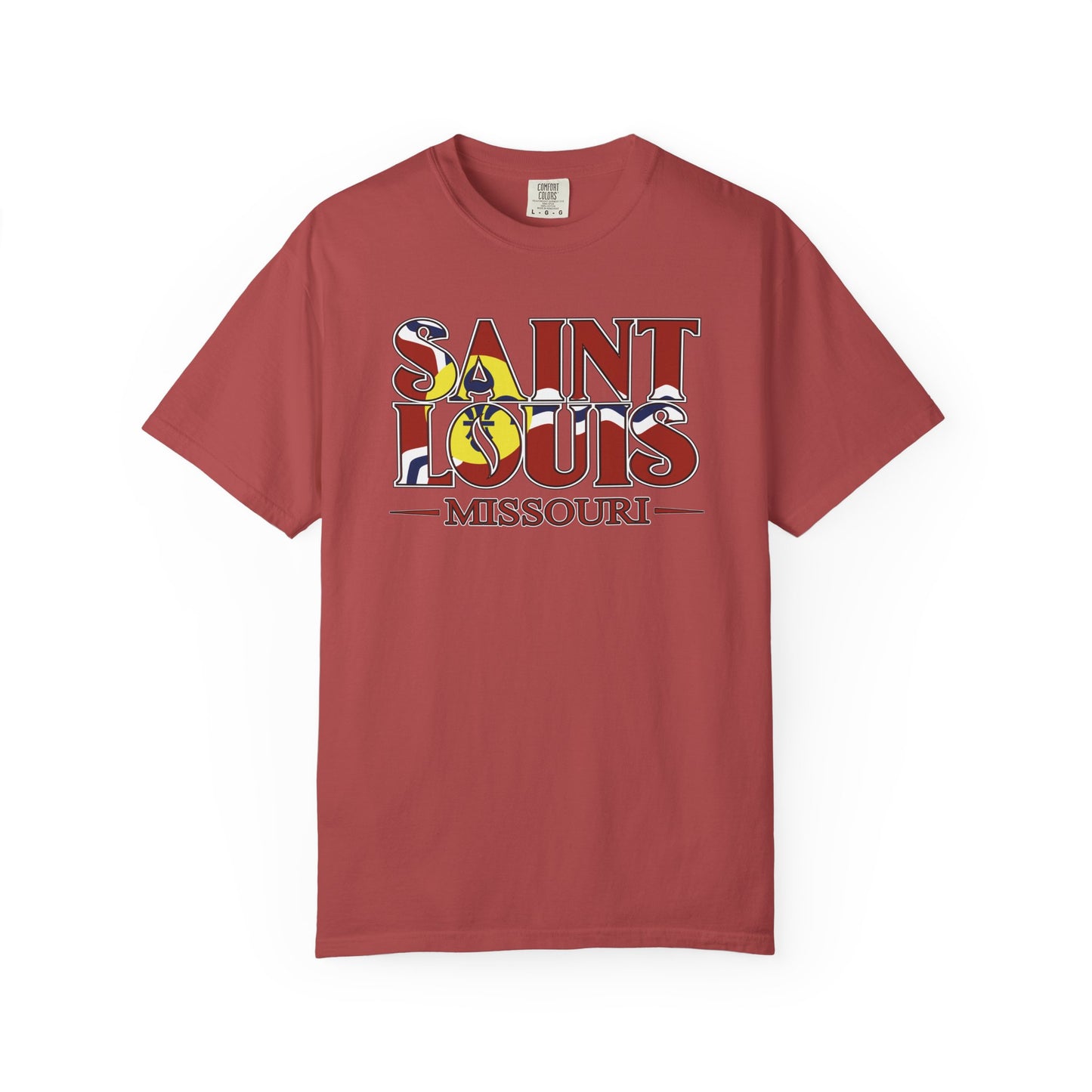 Saint Louis Missouri T-Shirt — Vintage St. Louis Flag Graphic Tee