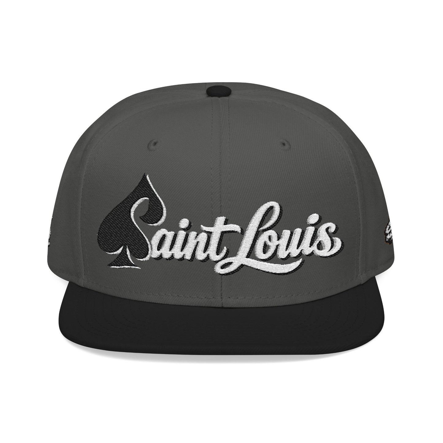 Embroidered 'Saint Louis' Snapback Hat