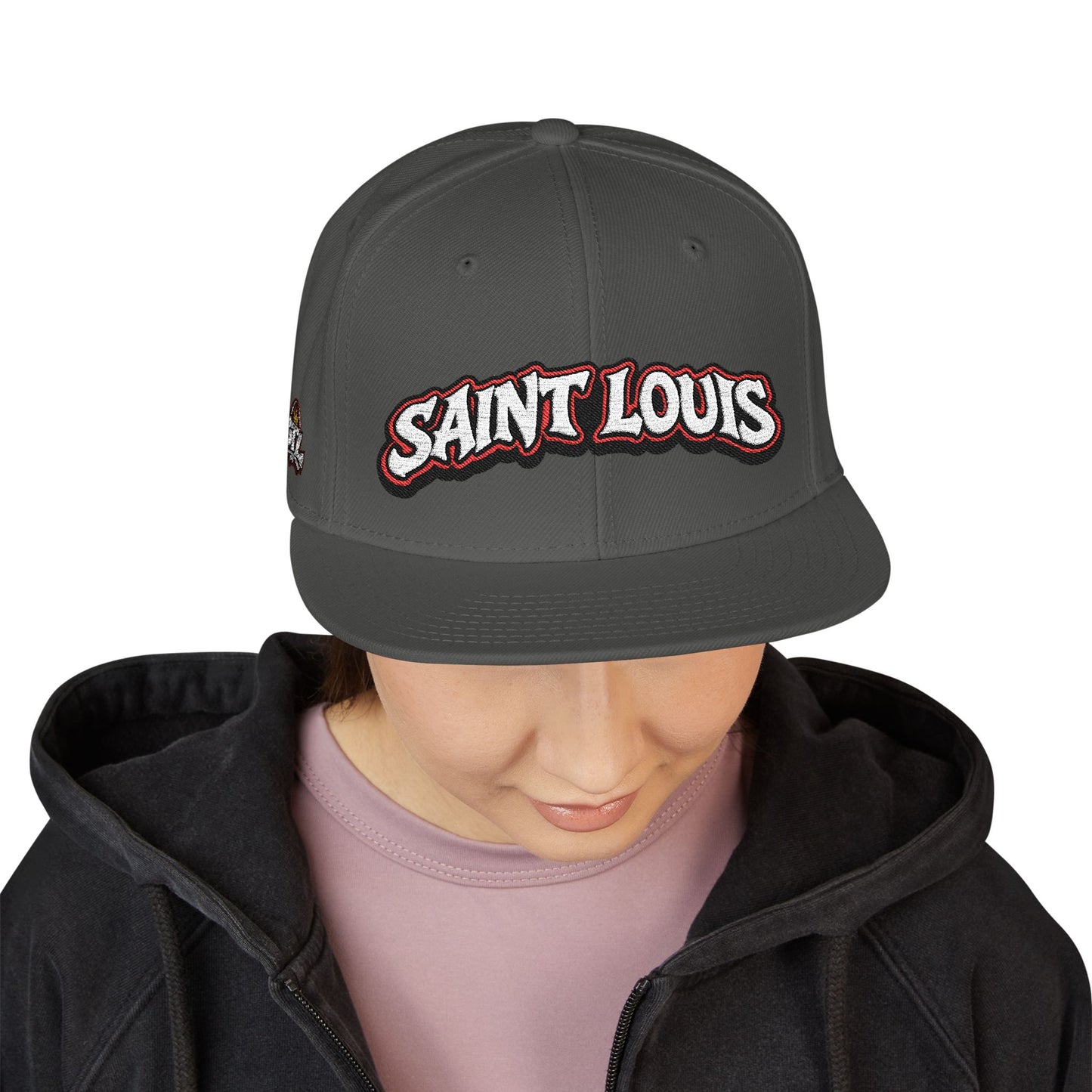 Snapback Hat — ‘St. Louis’ Embroidered Streetwear Cap