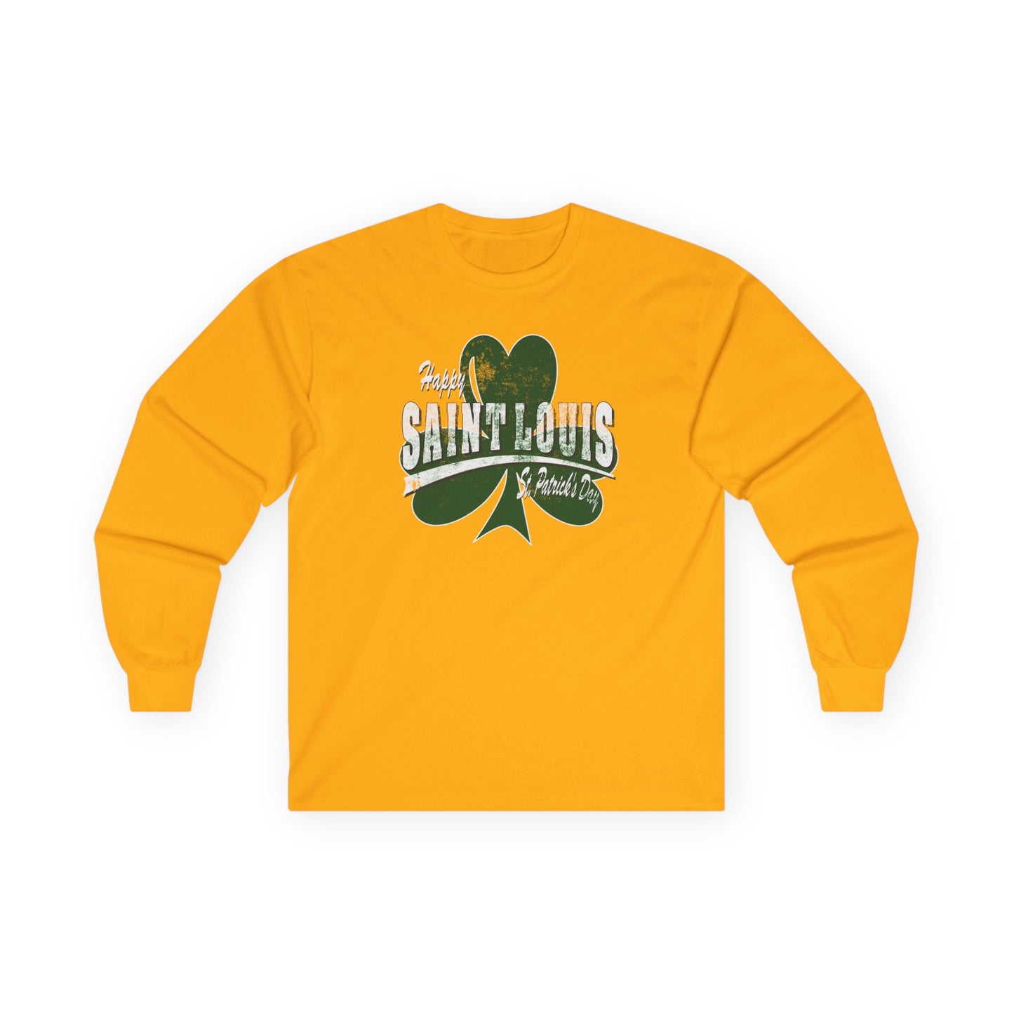 Saint Louis Shamrock Long Sleeve Tee — St. Patrick’s Day Irish Pride Shirt