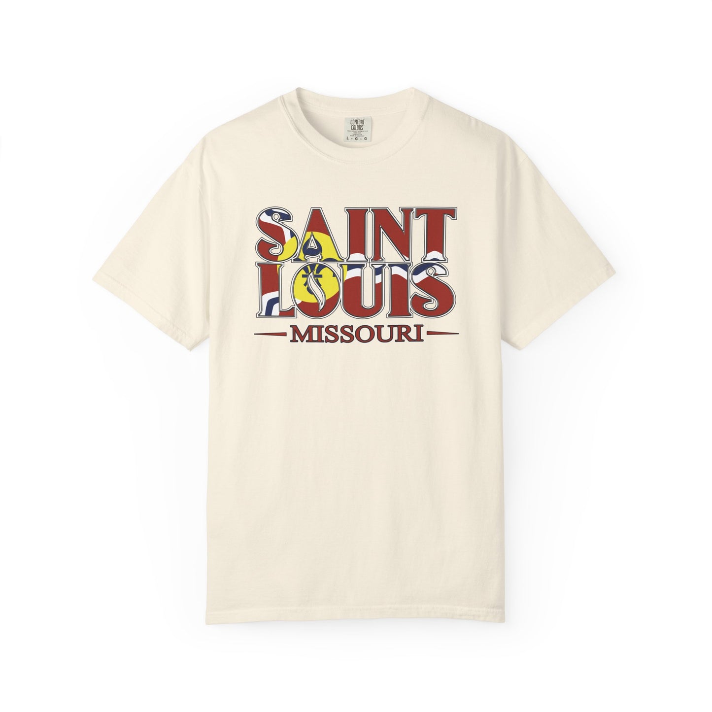 Saint Louis Missouri T-Shirt — Vintage St. Louis Flag Graphic Tee