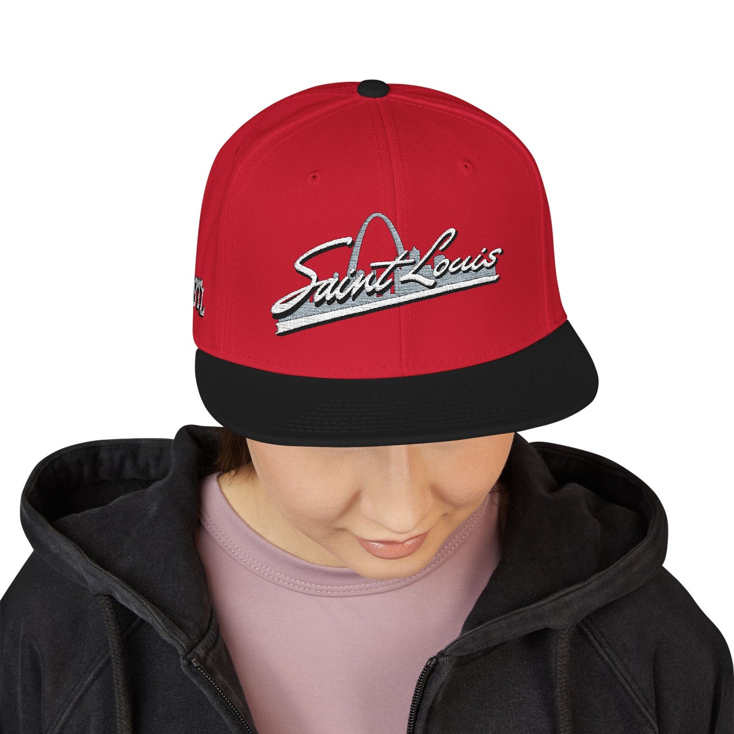 Snapback (Embroidery)-Saint Louis Logo Printify