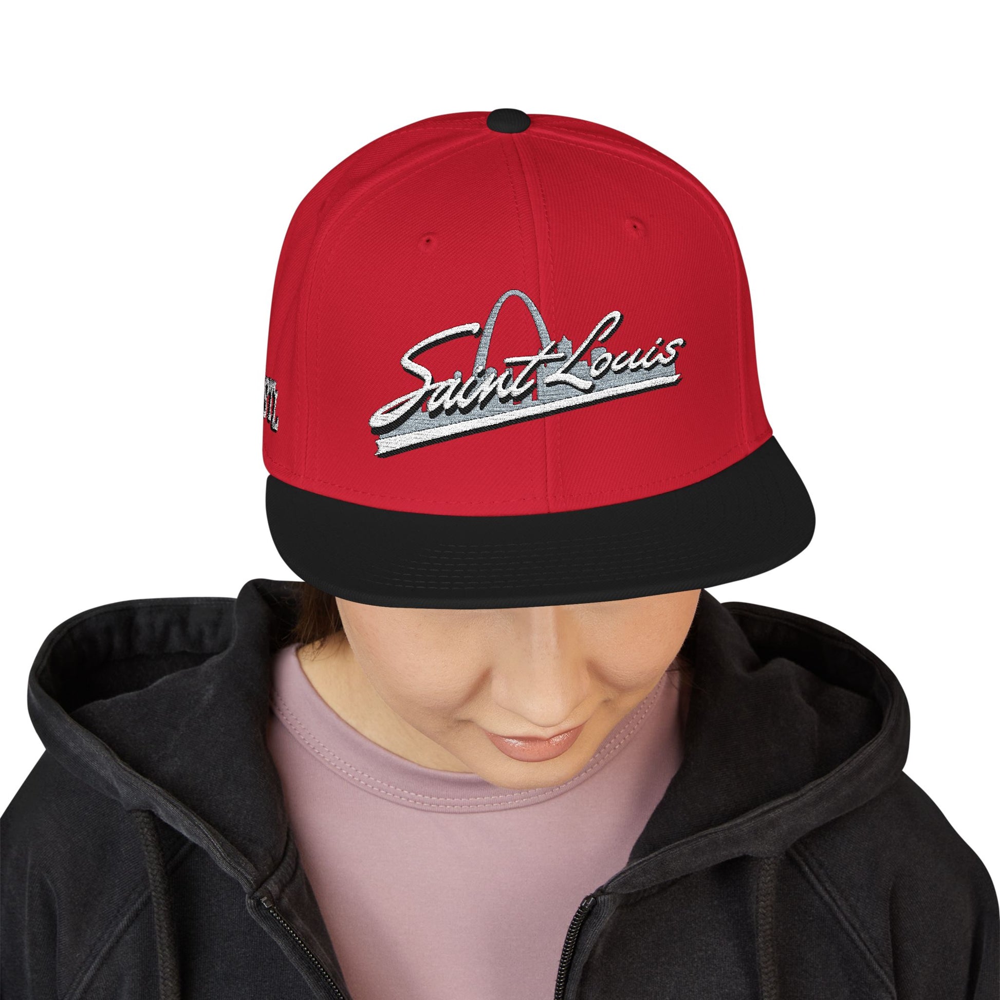 Snapback (Embroidery)-Saint Louis Logo Printify