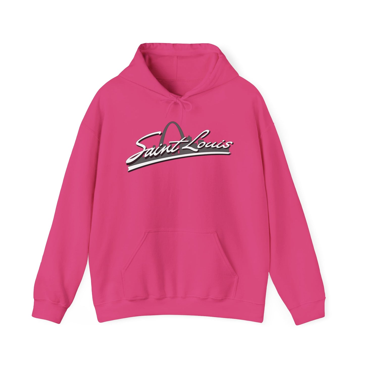 Saint Louis Graphic Hooded Sweatshirt Printify