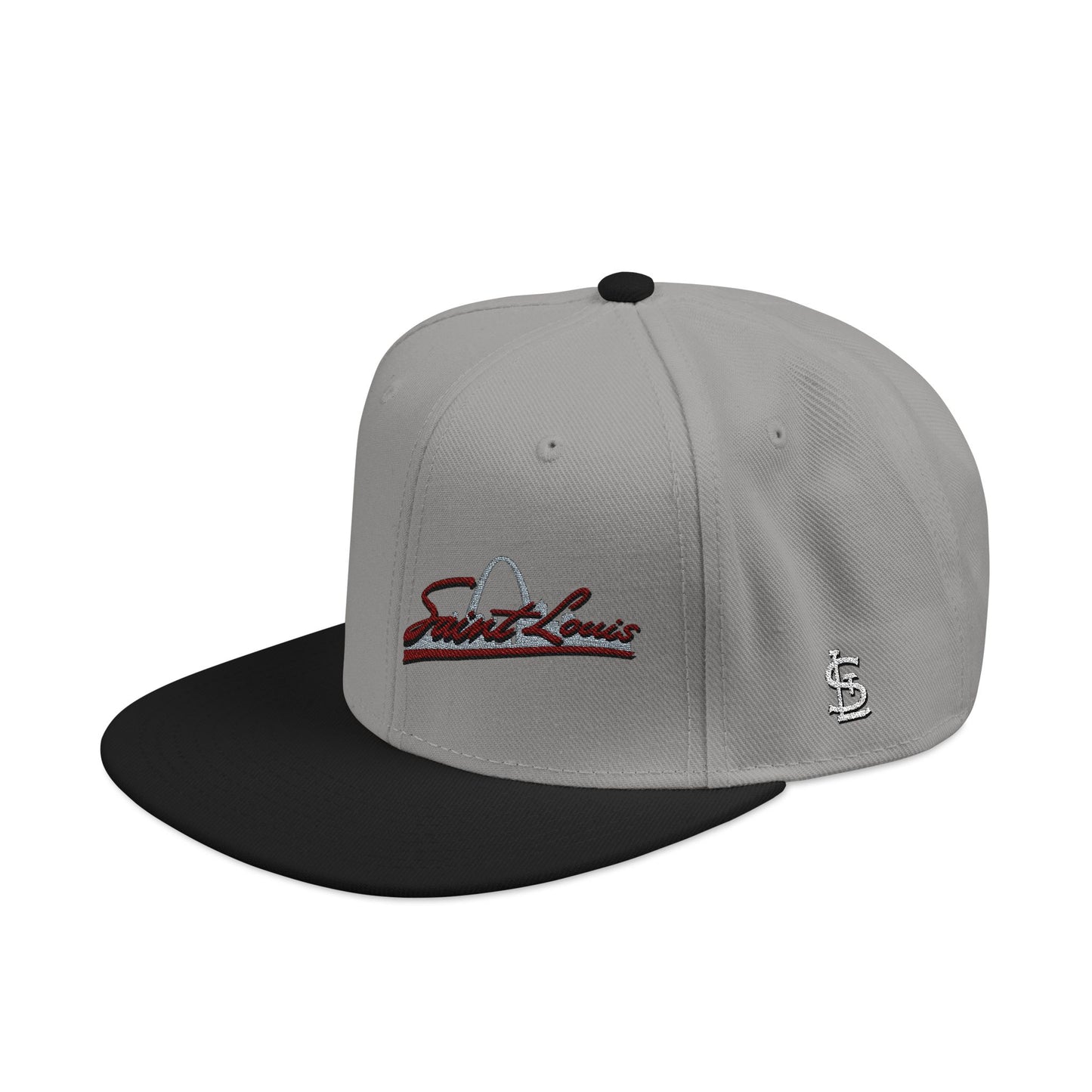 Embroidered Saint Louis Snapback Hat
