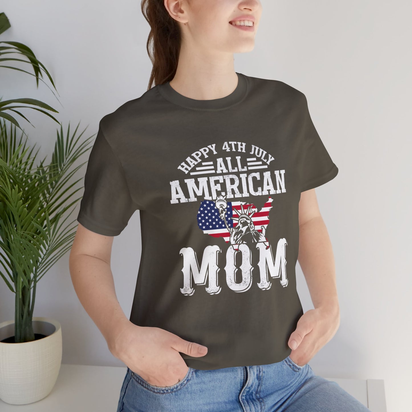 All American Mom 4th of July Tee