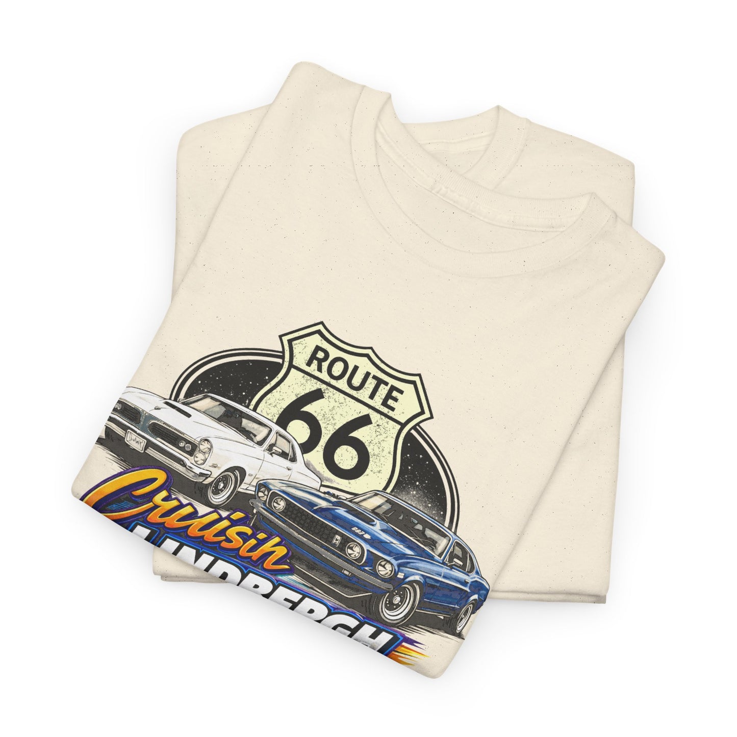 Route 66 Cruiser Tee — Classic Car "Cruising Lindbergh" T-Shirt