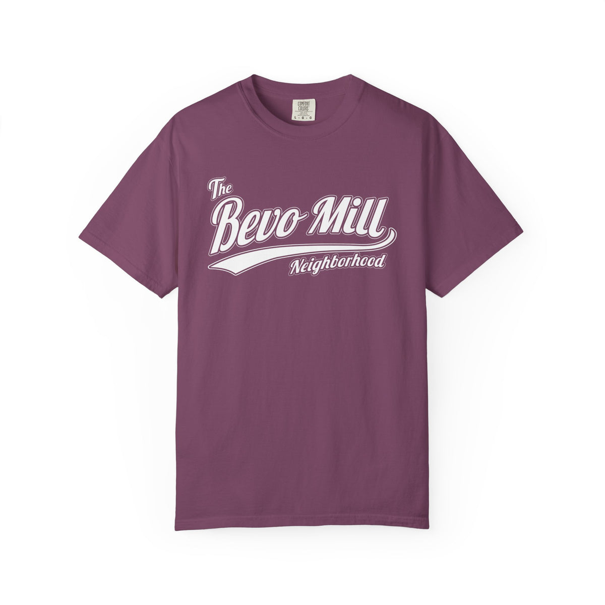 Bevo Mill Neighborhood T-Shirt — Vintage Script Local Pride Tee