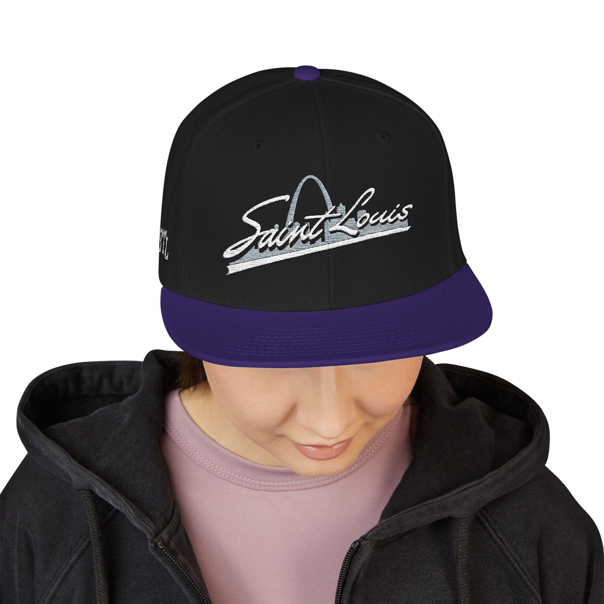 Snapback (Embroidery)-Saint Louis Logo Printify