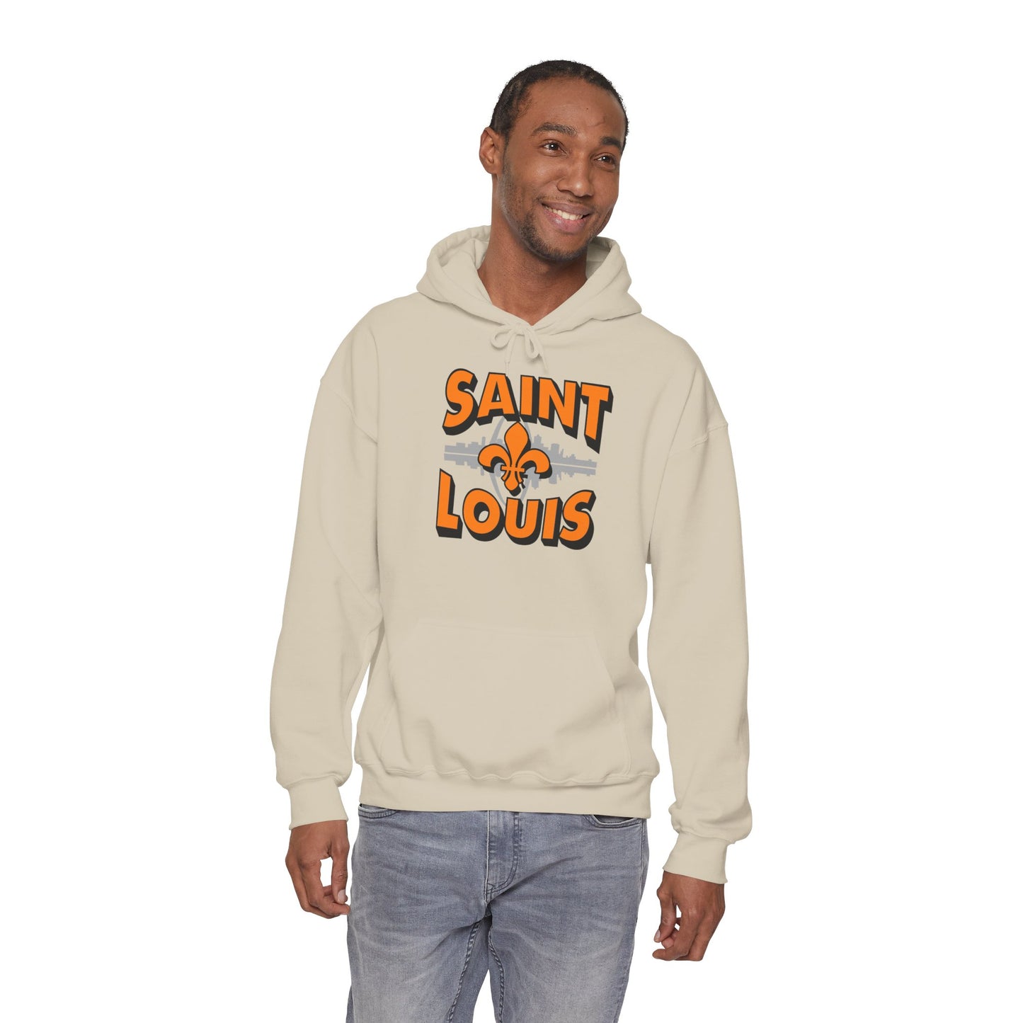 Saint Louis Graphic Hoodie — City Skyline Saint Louis Hoodie