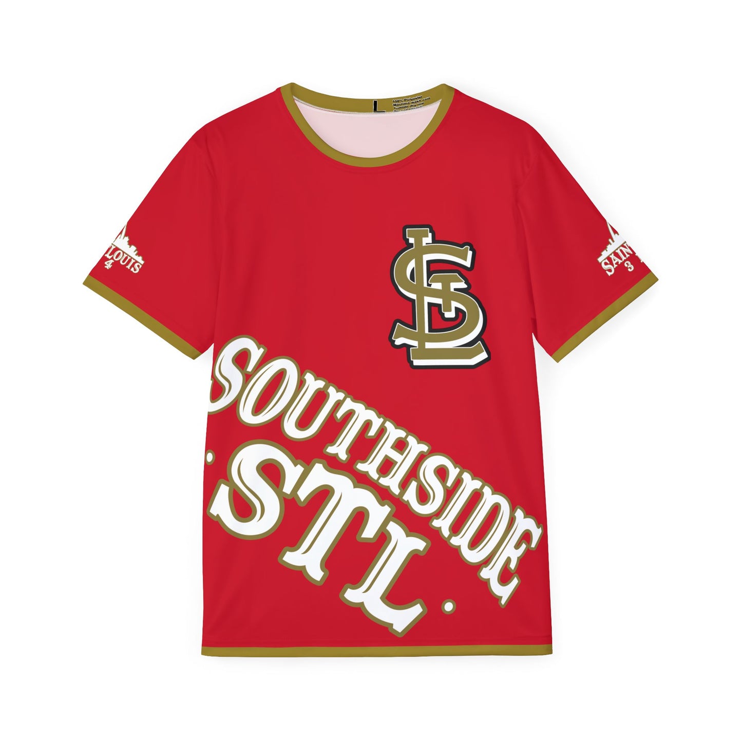 Southside STL All Over Print Sport Jersey (Red)– Gold Skyline Edition