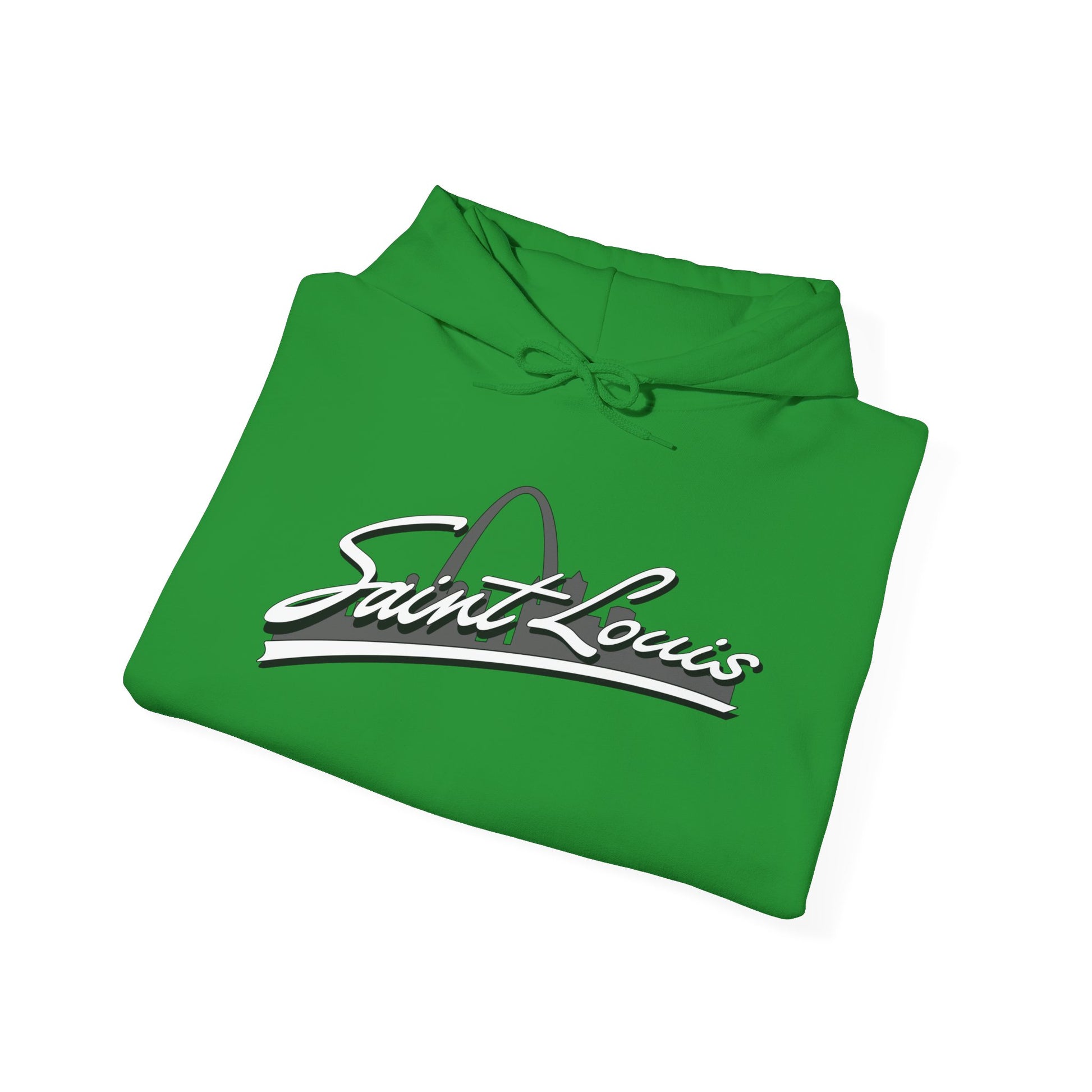 Saint Louis Graphic Hooded Sweatshirt Printify