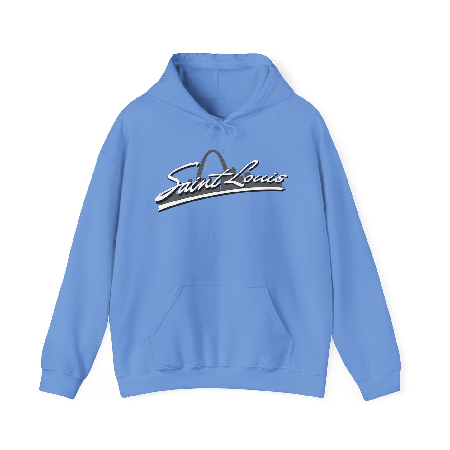 Saint Louis Graphic Hooded Sweatshirt Printify