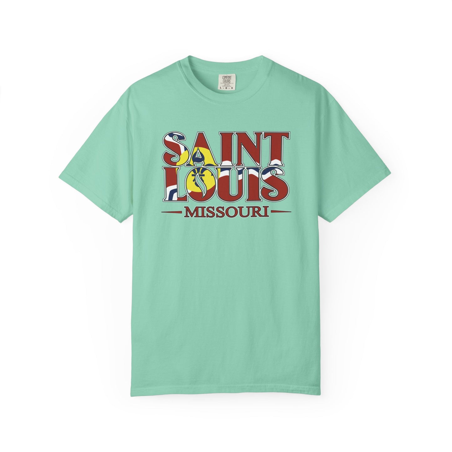 Saint Louis Missouri T-Shirt — Vintage St. Louis Flag Graphic Tee