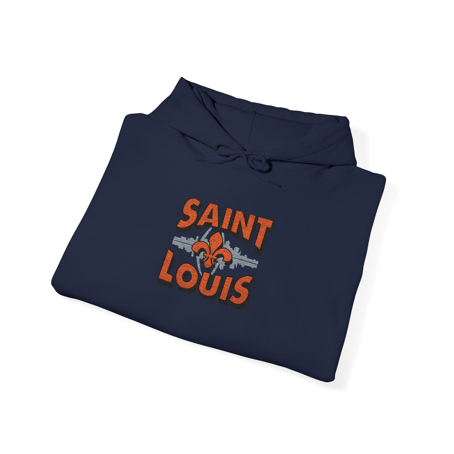 Saint Louis City Skyline Embroidered Hoodie