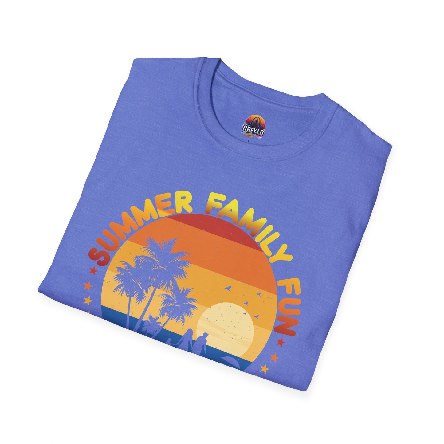 Summer Family Fun Graphic Tee Unisex Softstyle T-Shirt