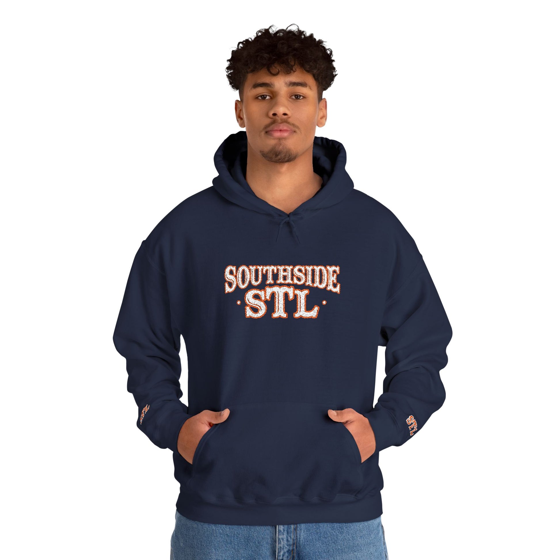 Embroidered Hoodie - Southside STL Design Printify