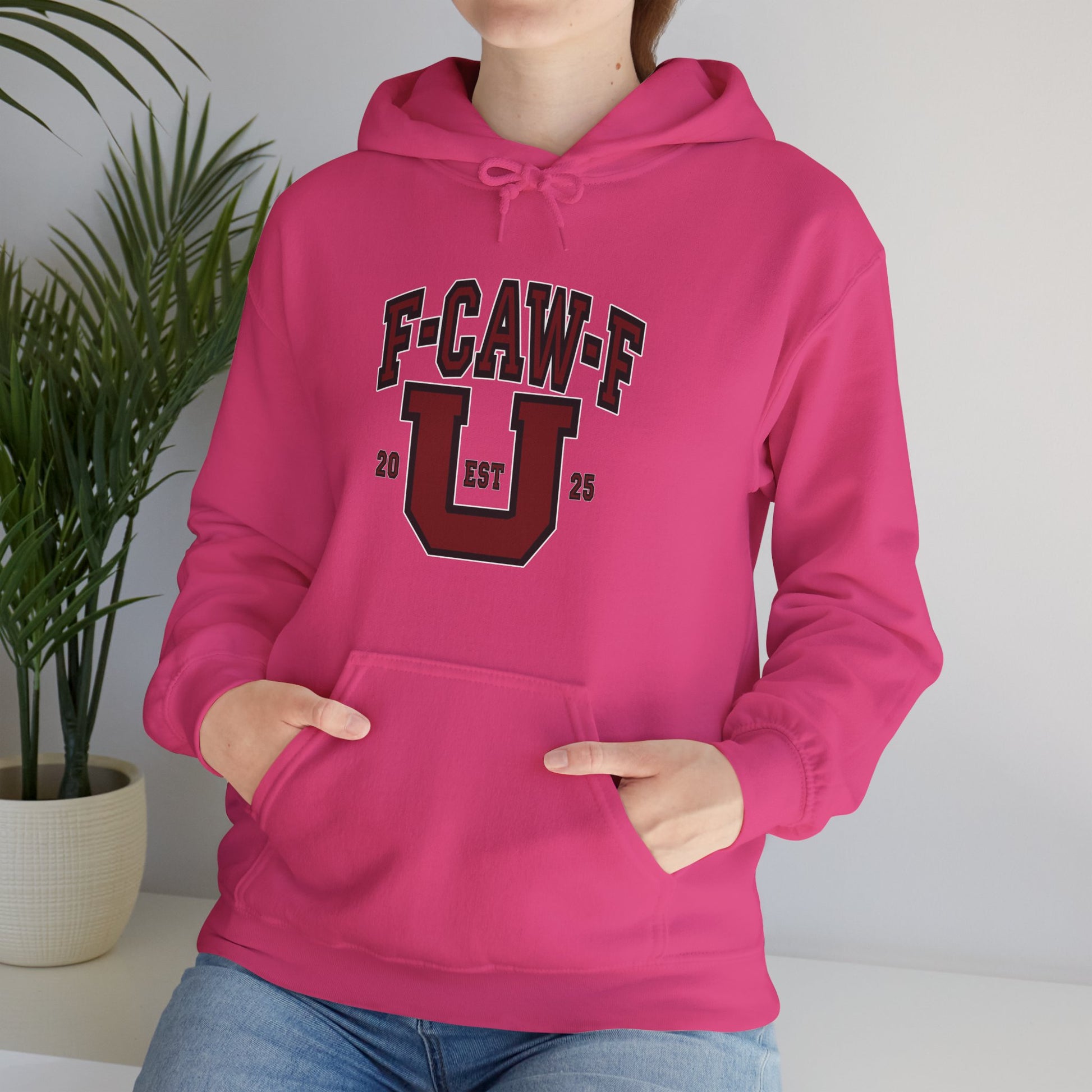 Unisex Heavy Blend™ Hooded Sweatshirt F-CAW-F U Front ChestDesign Printify