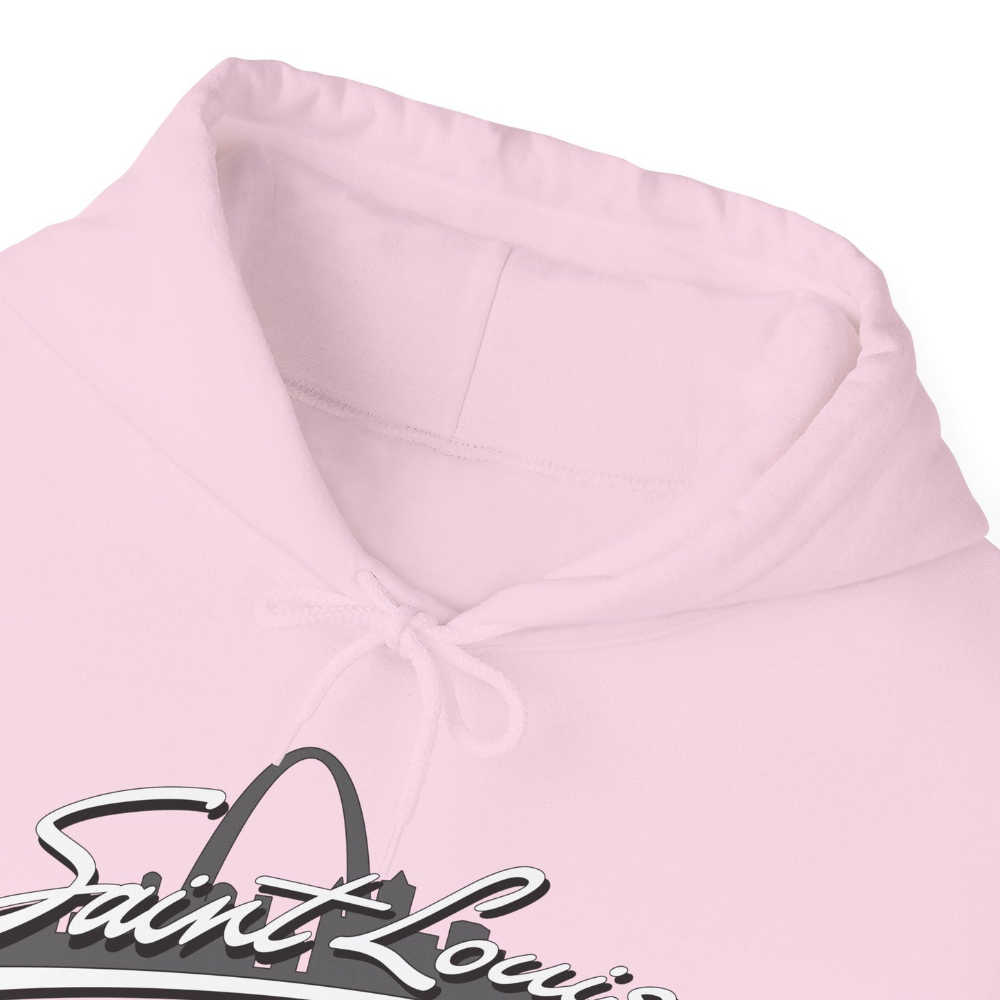 Saint Louis Graphic Hooded Sweatshirt Printify