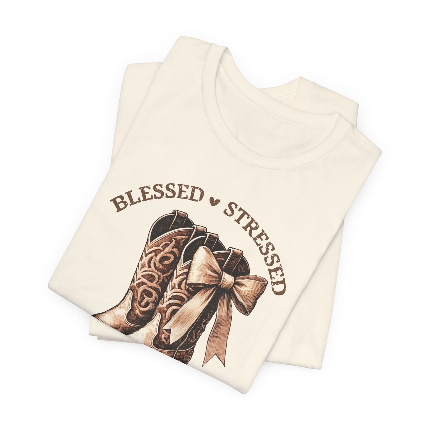 Blessed Stressed & Cowboy Obsessed Tee