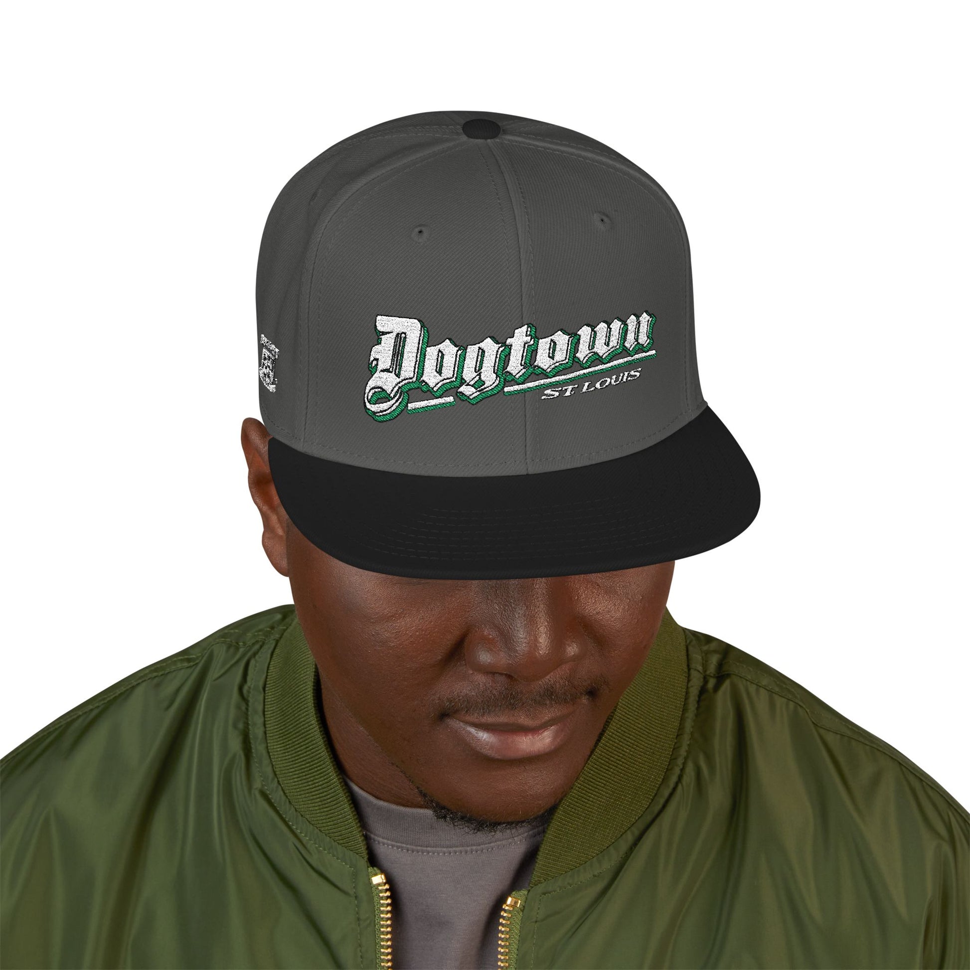 Dogtown Flat Bill Embroidered Hat Printify