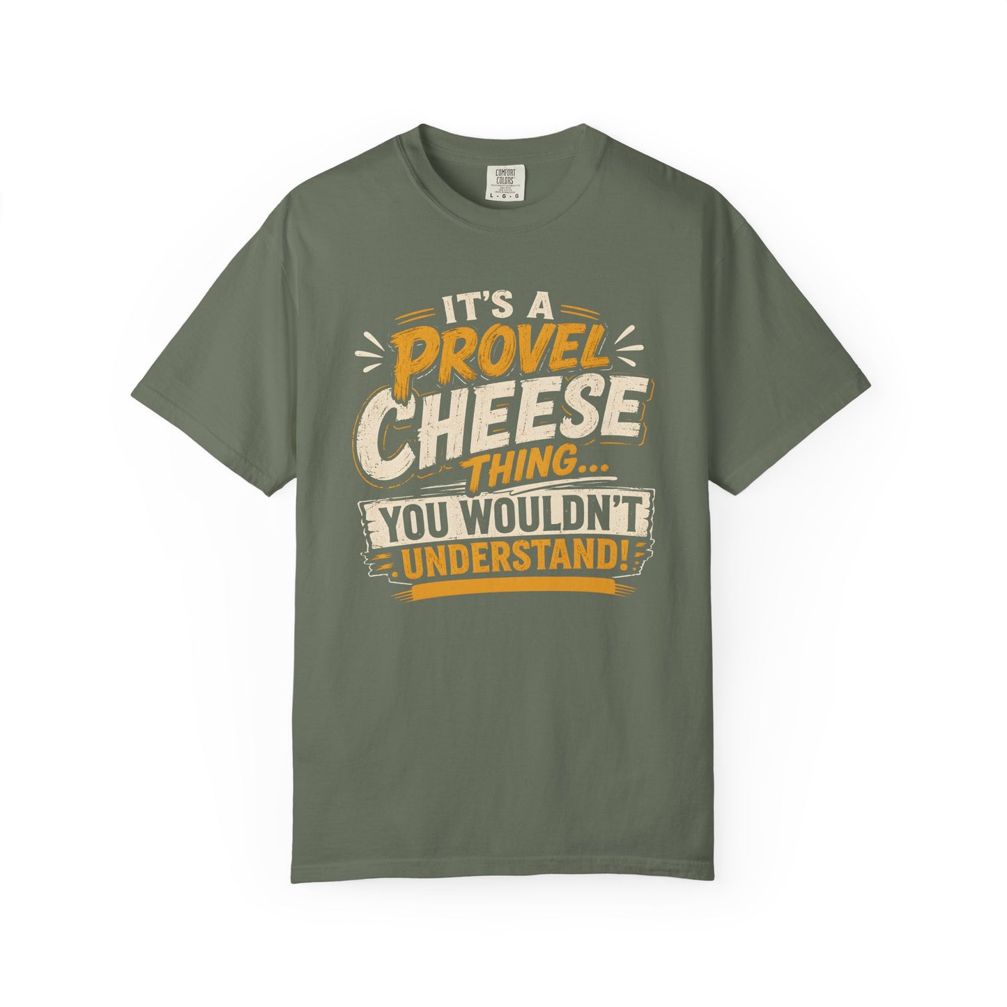 Comfort Colors Provel Cheese Shirt | St Louis Food Tee | Funny STL Provel Cheese T‑Shirt | Missouri Pride Comfort Colors Graphic Tee