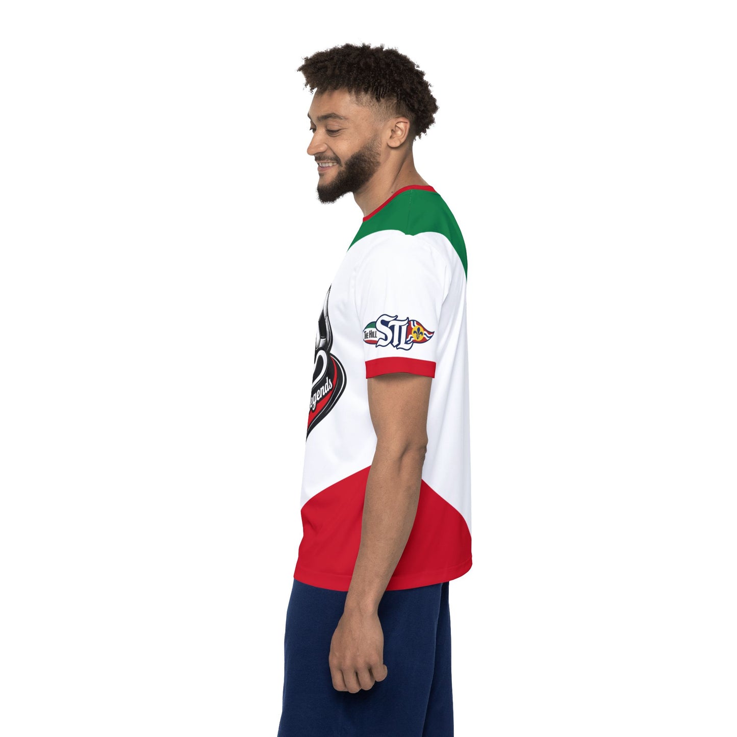 The Hill Soccer Legends Jersey — Italian Colors Men’s Sports Shirt