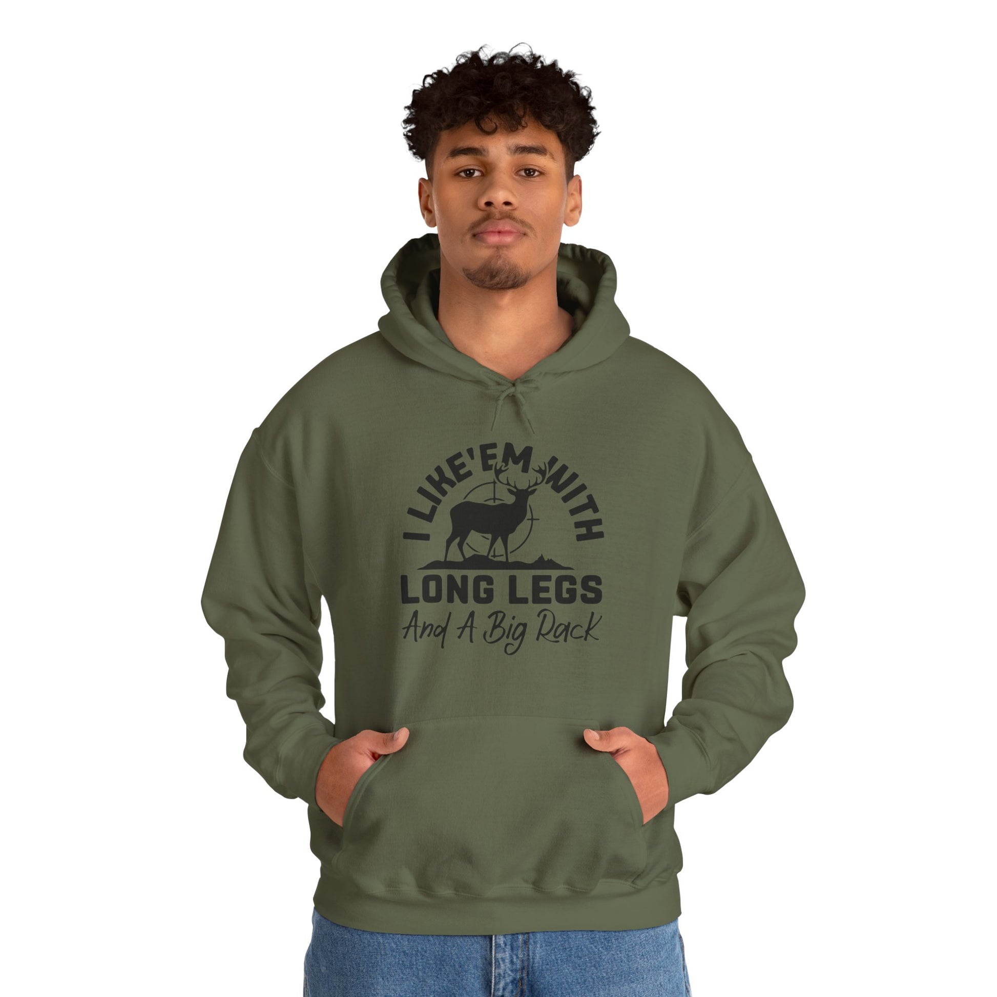 Hunting Graphic Hoodie Printify