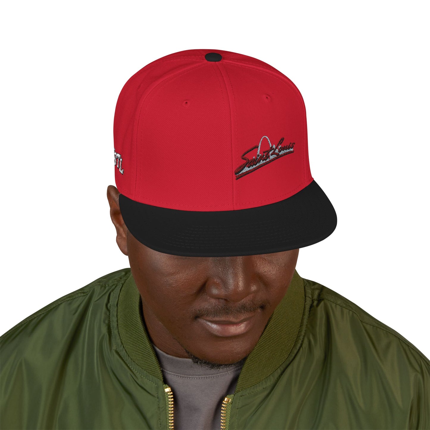 Embroidered Saint Louis Snapback Hat
