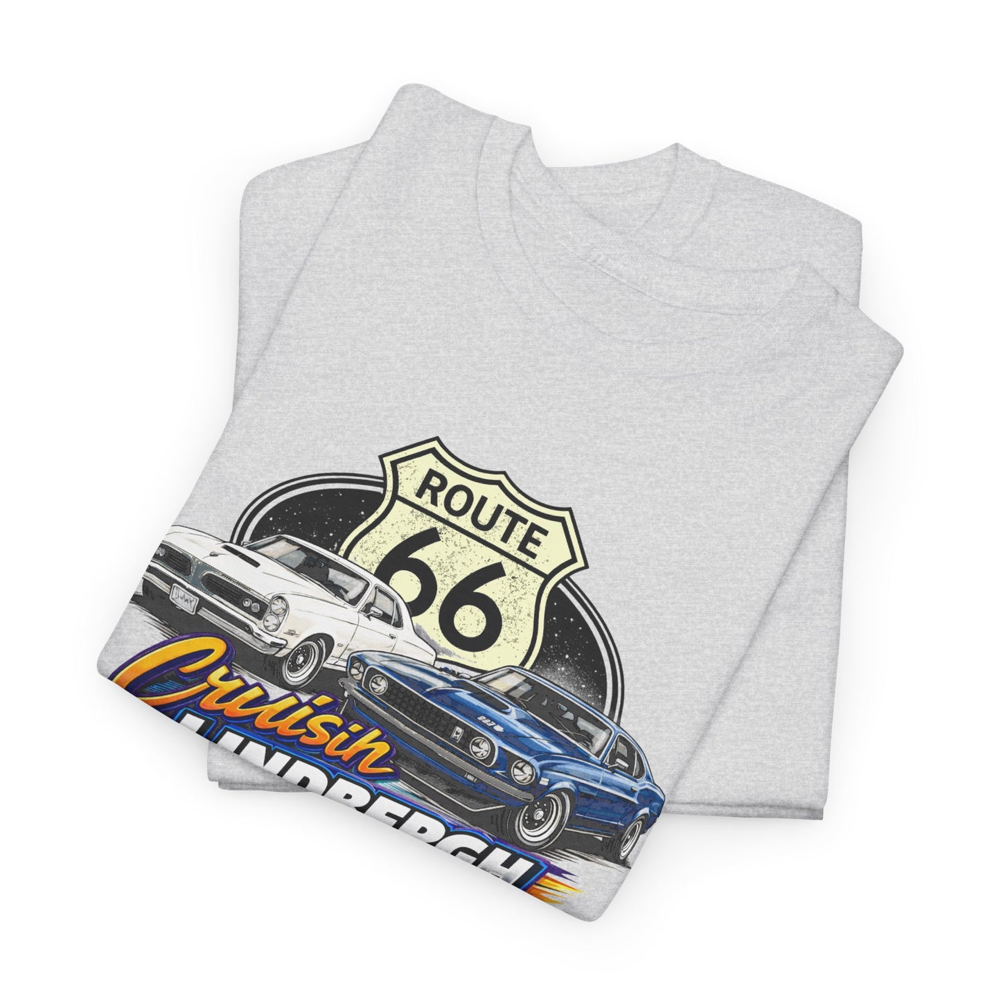 Route 66 Cruiser Tee — Classic Car "Cruising Lindbergh" T-Shirt