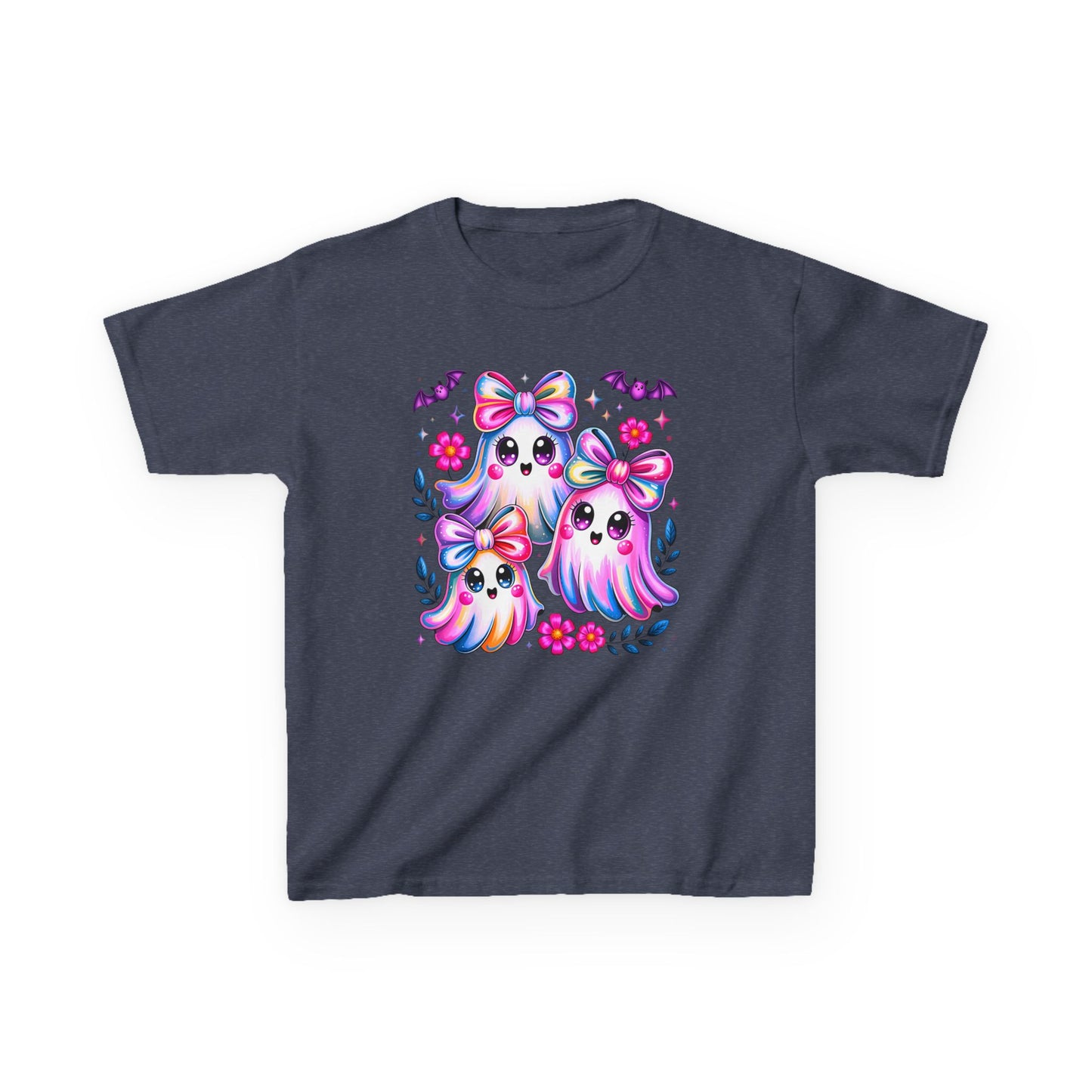 Kids Cute Colorful Ghost Tee