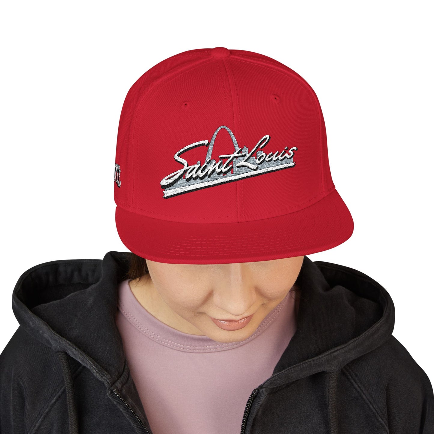 Snapback (Embroidery)-Saint Louis Logo Printify