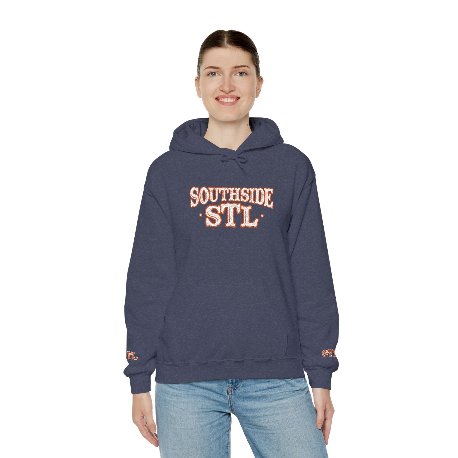 Embroidered Hoodie - Southside STL Design Printify