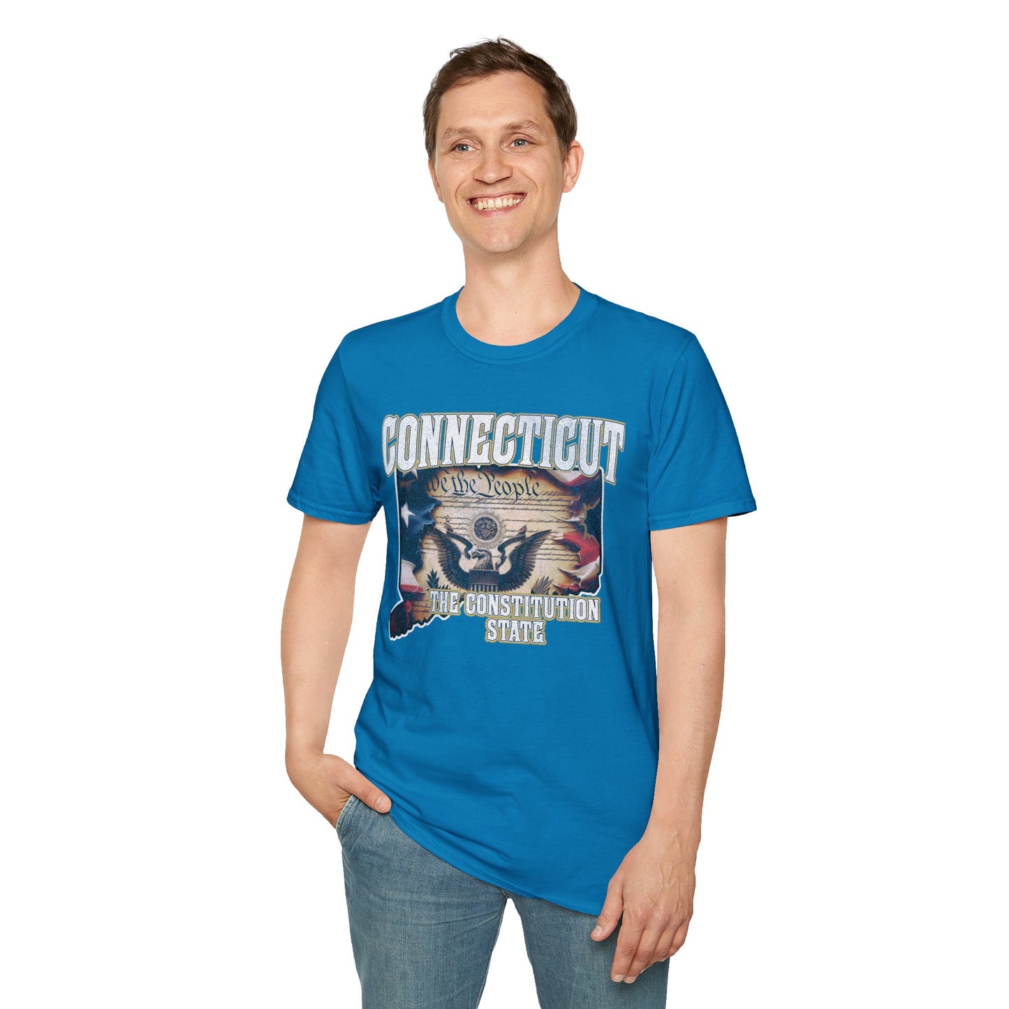 Connecticut The Constitution State Unisex Soft style T-Shirt